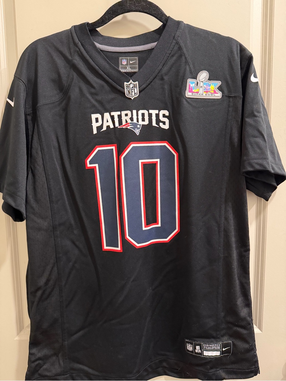 Drake Maye Patriots Jersey (black)